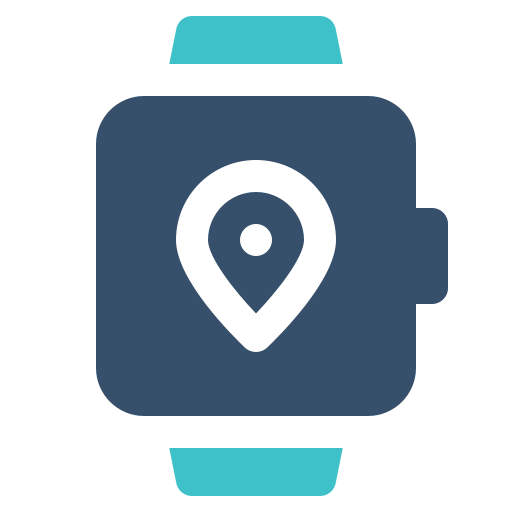 Watch, map, smartwatch, location icon - Free download