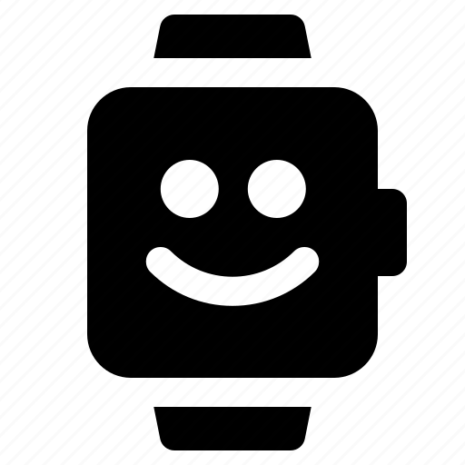 Emoticon, smart, smile, watch icon - Download on Iconfinder
