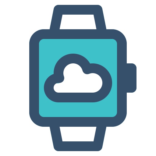 Cloud, smart, smart watch, watch, weather icon - Free download
