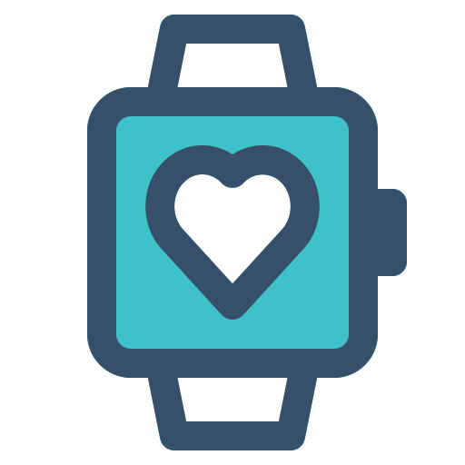 Heart, love, smart, smart watch, watch icon - Free download