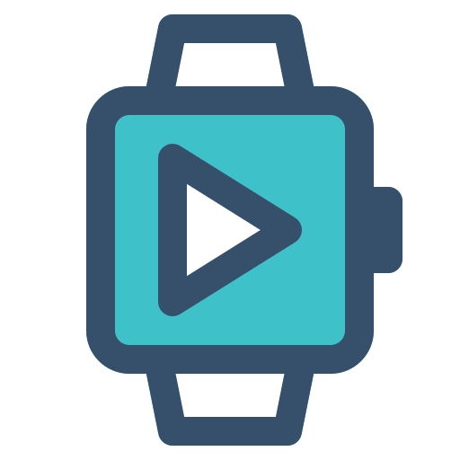 Play, smart, smart watch, video, watch icon - Free download