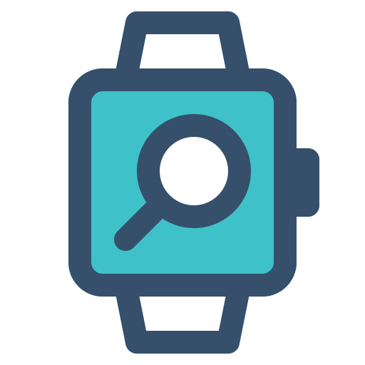 Find, search, smart, smart watch, watch icon - Free download