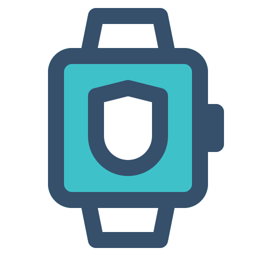 Protect, shield, smart, smart watch, watch icon - Free download