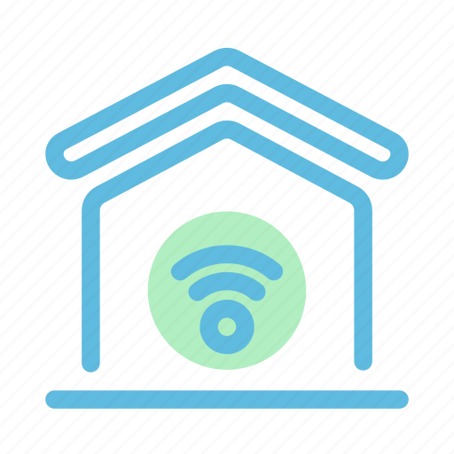 Smarthome, wireless, house, home icon - Download on Iconfinder