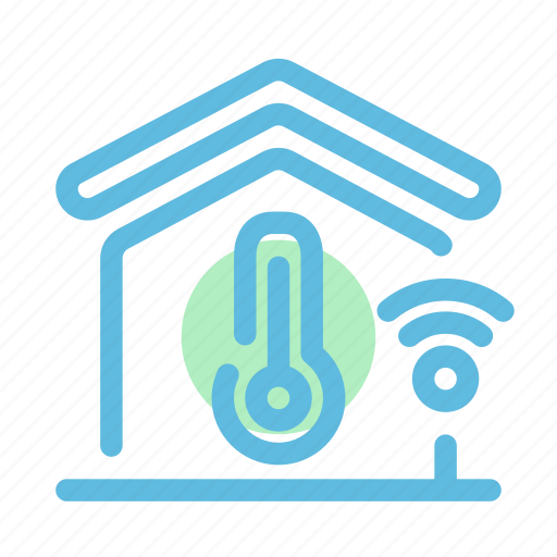 Smarthome, wireless, thermometer, control icon - Download on Iconfinder