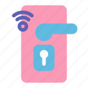 door, handle, lock, smarthome, wireless