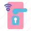 door, handle, lock, smarthome, wireless 