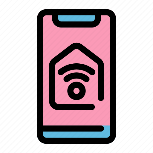 Smarthome, wireless, control, smartphone icon - Download on Iconfinder