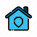 smarthome, house, security, shield