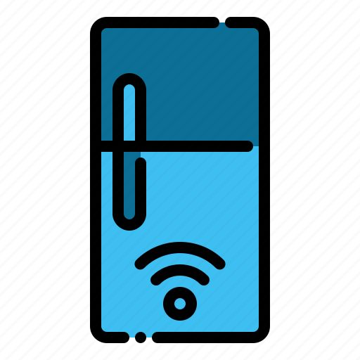 Refrigerator, kitchen, freezer, wireless icon - Download on Iconfinder