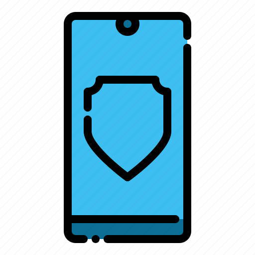 Smartphone, shield, security, smarthome icon - Download on Iconfinder