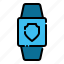 smartwatch, shield, security, smarthome 