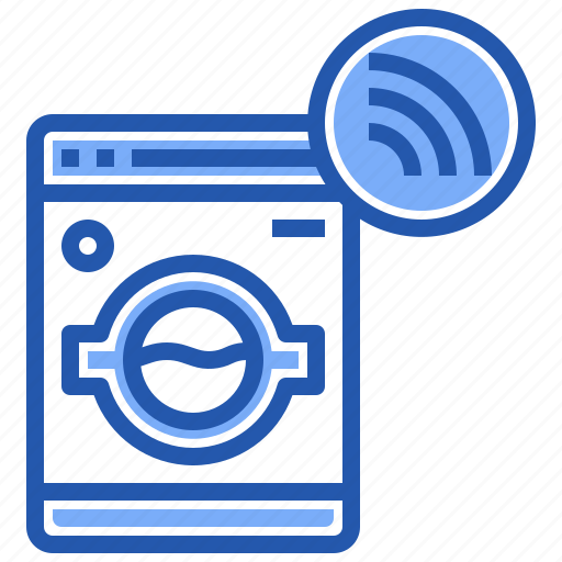Washing, machine, smarthome, home, electronics, wifi icon - Download on Iconfinder