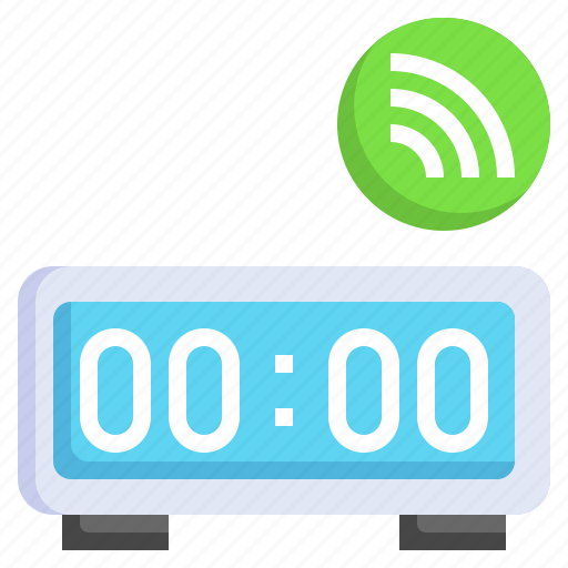 Clock, smarthome, home, electronics, wifi icon - Download on Iconfinder