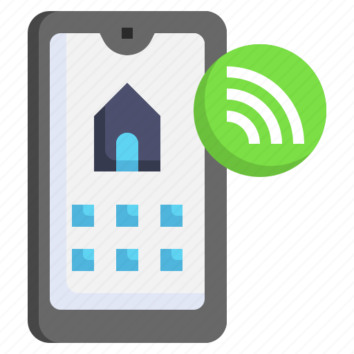 Smart, phone, smarthome, home, electronics, wifi icon - Download on Iconfinder