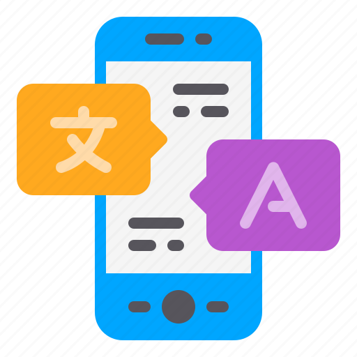 App, language, phone, smartphone, translation icon - Download on Iconfinder
