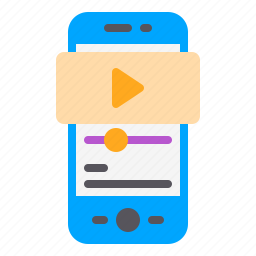Phone, playing, smartphone, video, youtube icon - Download on Iconfinder