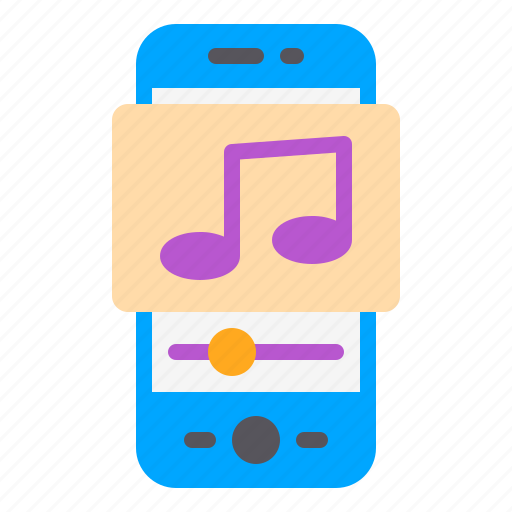 Audio, music, phone, playing, smartphone icon - Download on Iconfinder