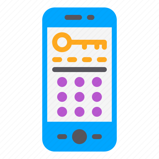 Key, login, password, phone, smartphone icon - Download on Iconfinder
