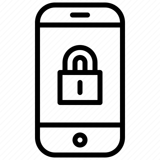 Lock, locked, phone, security icon - Download on Iconfinder