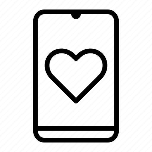 Favorite, heart, like, mobile, smartphones icon - Download on Iconfinder