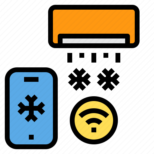 Air, application, conditioner, control, remote, smartphone icon - Download on Iconfinder