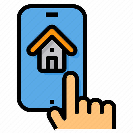 Application, hand, home, smart, smartphone, technology icon - Download on Iconfinder