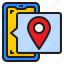 smartphone, mobilephone, application, location, placehold 
