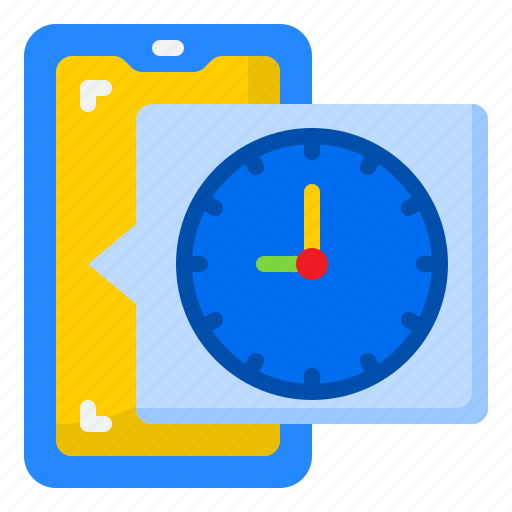 Smartphone, mobilephone, application, time, clock icon - Download on Iconfinder