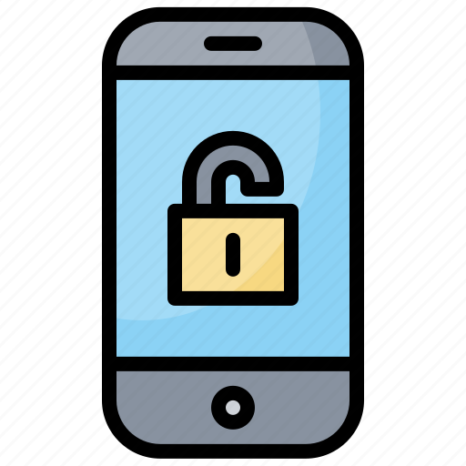 Password, phone, unlock, unlocked icon - Download on Iconfinder
