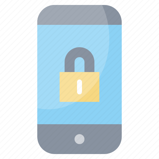 Lock, locked, password, phone icon - Download on Iconfinder