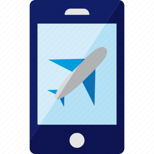 Airplane, mobile, mode, plane, smartphone icon - Download on Iconfinder