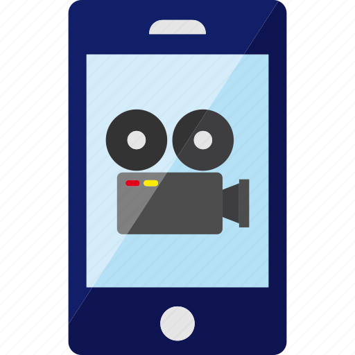 Camera, mobile, movie, smartphone, video icon - Download on Iconfinder