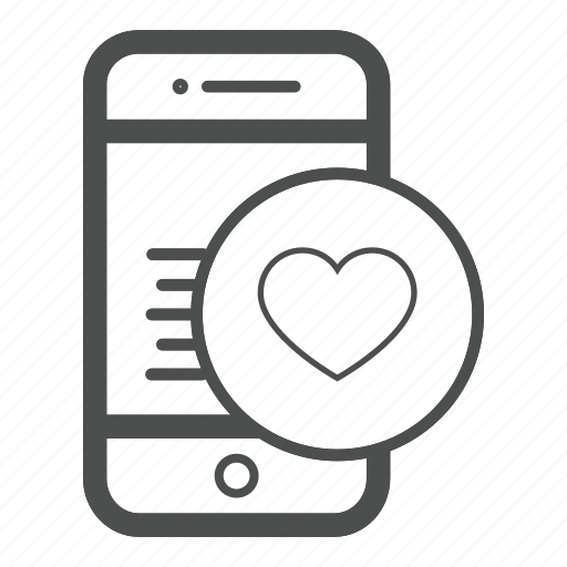 App, heart, love, mobile icon - Download on Iconfinder