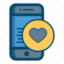 app, heart, love, mobile 