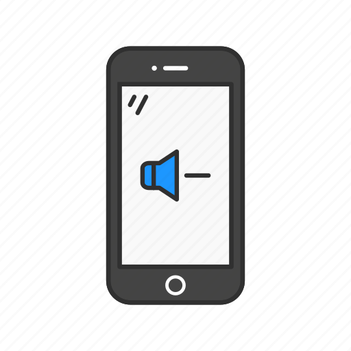 Phone, reduce volume, smartphone, volume icon - Download on Iconfinder