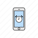 alarm clock, smartphone, timer 