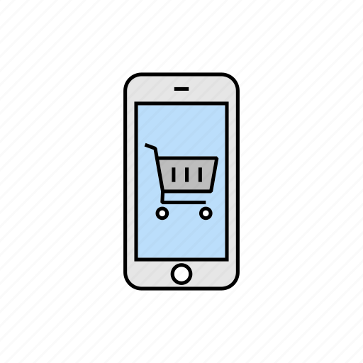 Cart, purchase, shopping, smartphone icon - Download on Iconfinder
