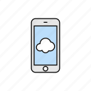 cloud, cordless, online, smartphone 