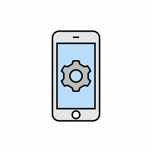 Cogwheel, parameters, settings, smartphone icon - Download on Iconfinder