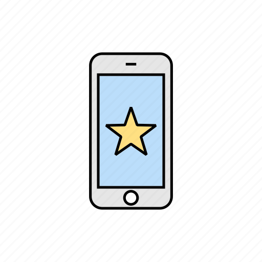 Evaluate, rate, smartphone, star icon - Download on Iconfinder