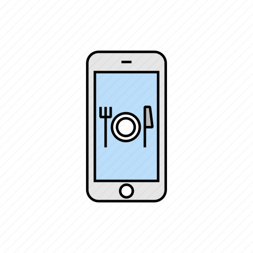 Food, meal, restaurant, smartphone icon - Download on Iconfinder