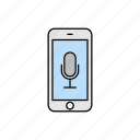microphone, record, smartphone, voice control, voice recognition 
