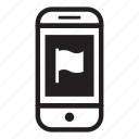 device, flag, mobile, phone, smartphone