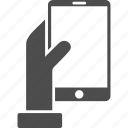 device, hand, holds, mobile phone, smartphone, technology, telephone