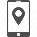 location, marker, mobile gps, navigation, point, pointer, telephone 