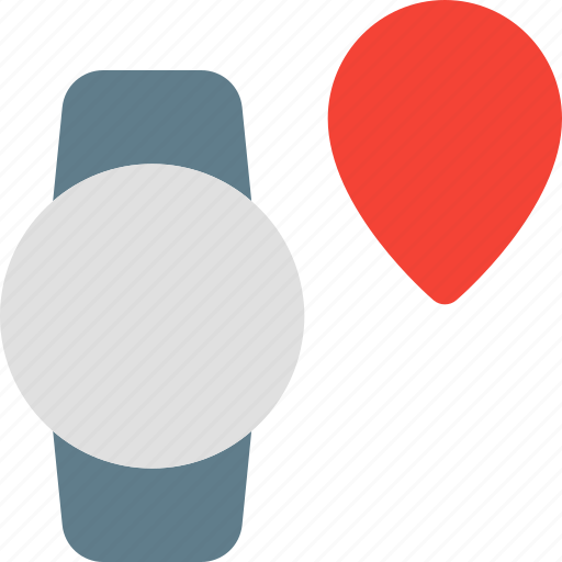 Circle, smartwatch, pin, map icon - Download on Iconfinder