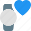 circle, smartwatch, love, favorite 