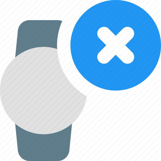 Circle, smartwatch, remove, cancel icon - Download on Iconfinder