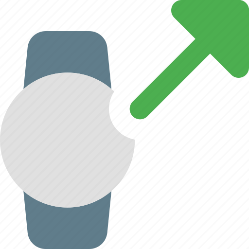 Circle, smartwatch, right, up, corner icon - Download on Iconfinder